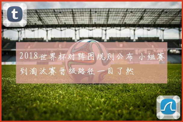 2018世界杯对阵图规则公布 小组赛到淘汰赛晋级路径一目了然